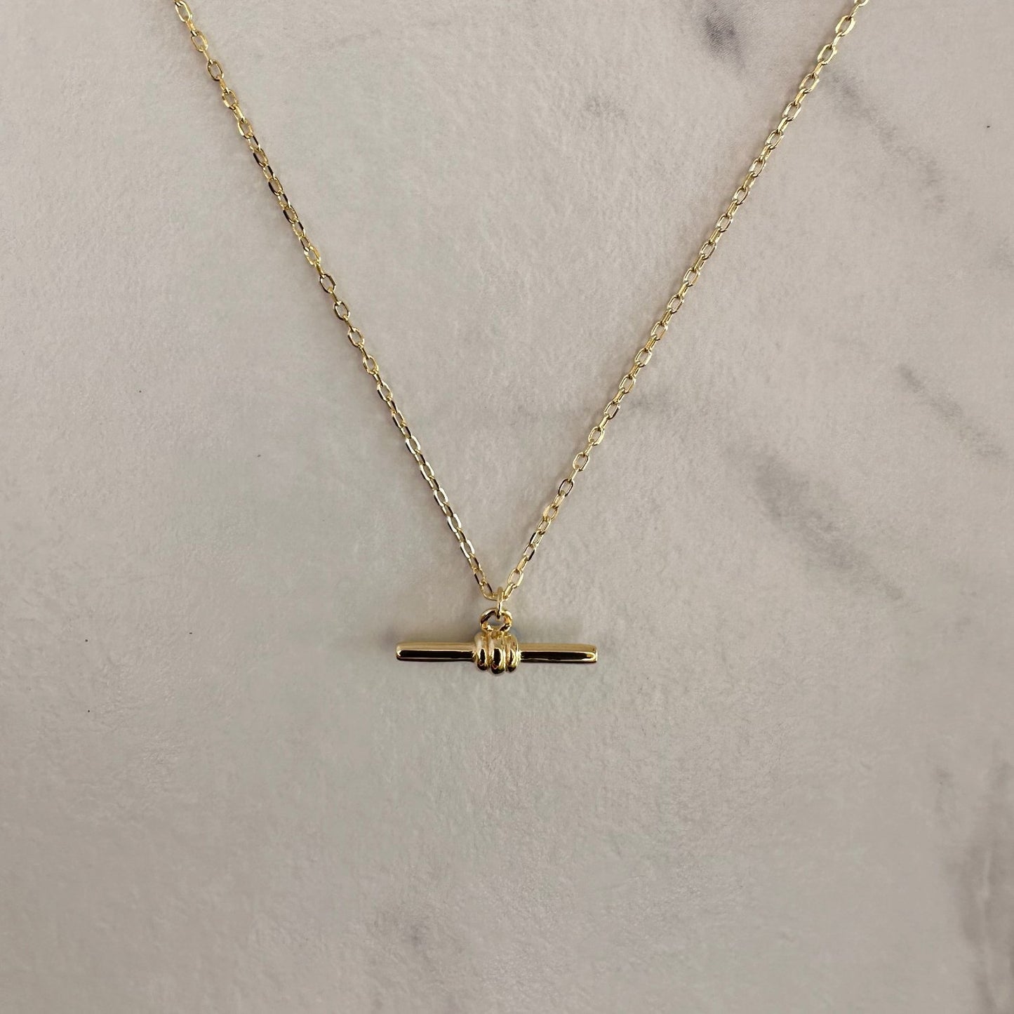 T-Bar Pendant Necklace
