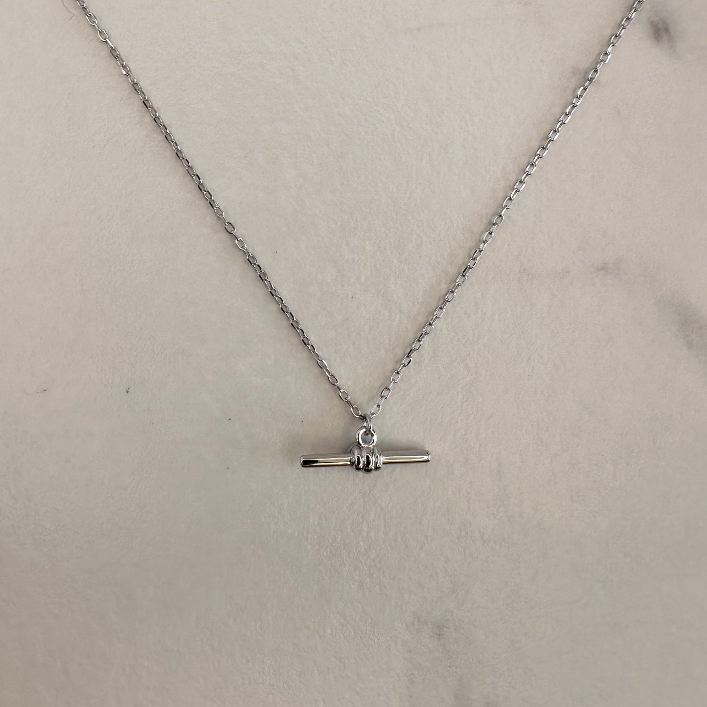 T-Bar Pendant Necklace