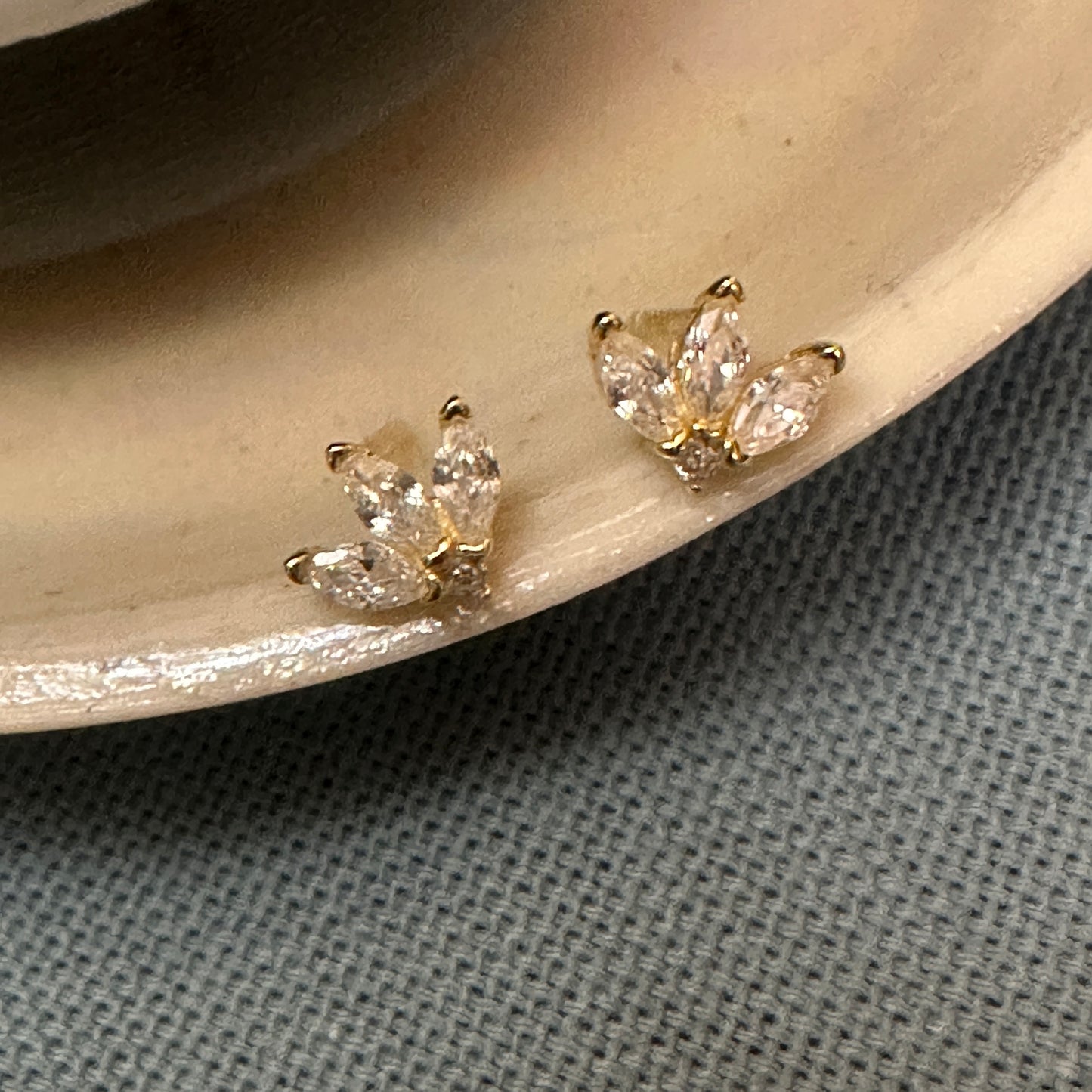 Illumina Triple Marquise Stud Earring