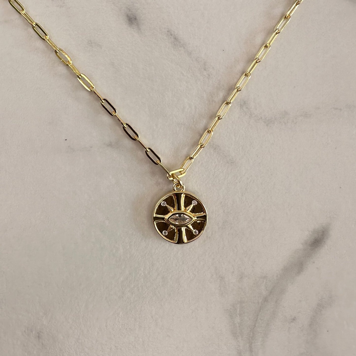 Celestial Compass Pendant Necklace