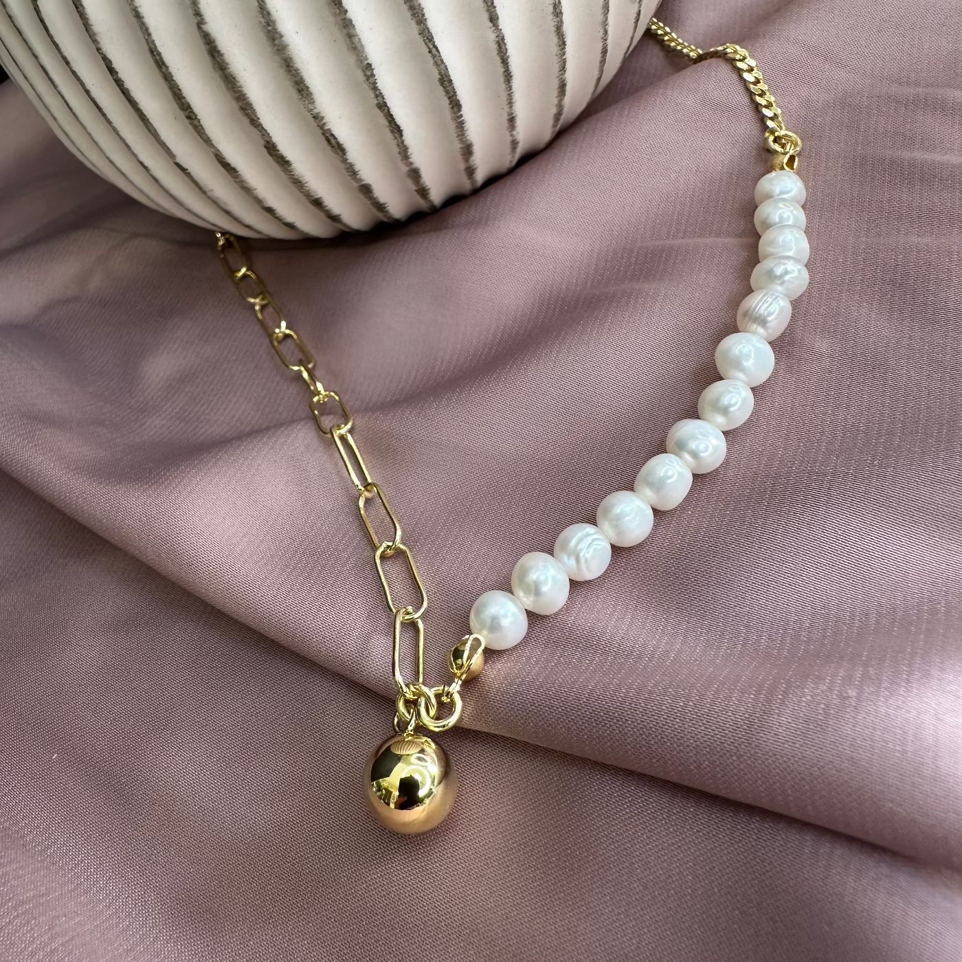Statement Freshwater Pearl Necklace