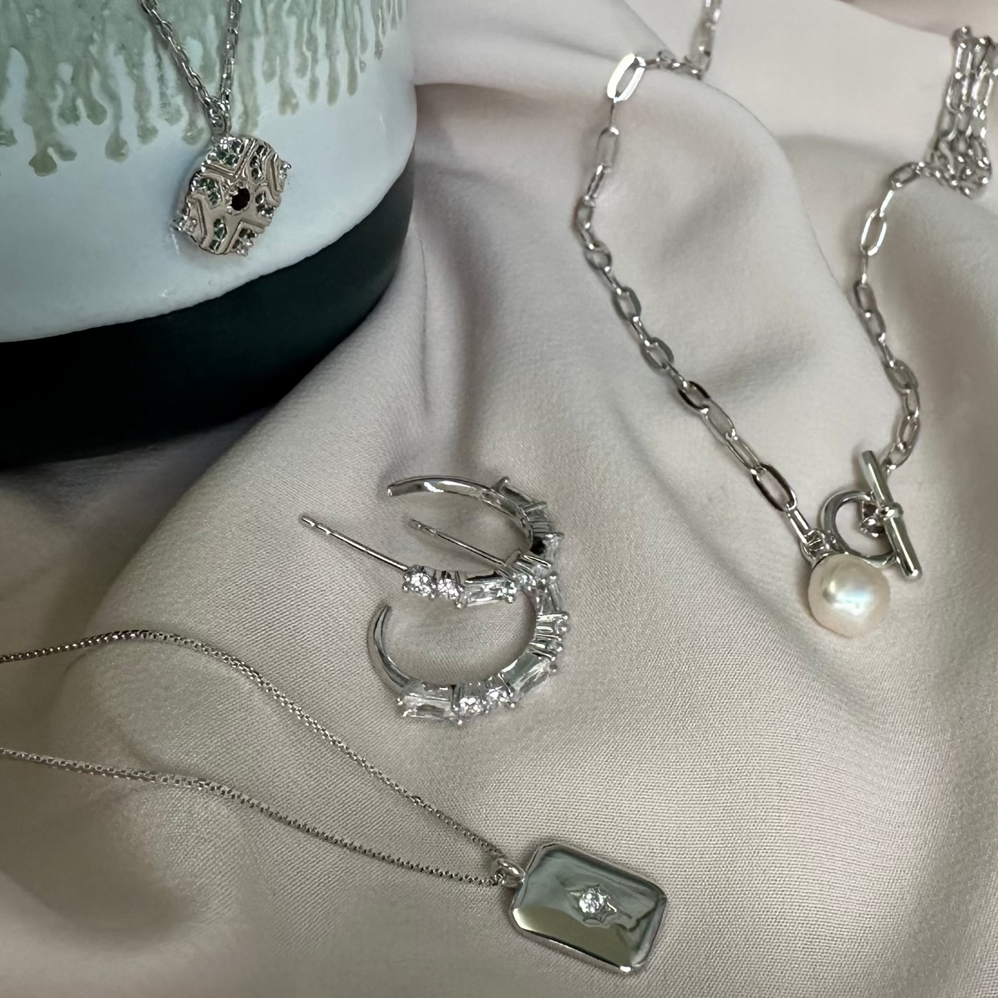 Moroccan Gemstone Pendant Necklace